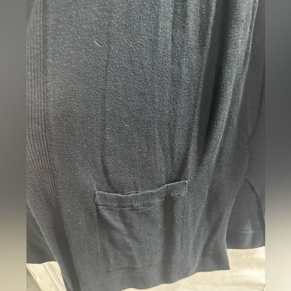 Old Navy Black Long Cardigan With Pockets Size XL Knitted Workwear Spring - Picture 2 of 5